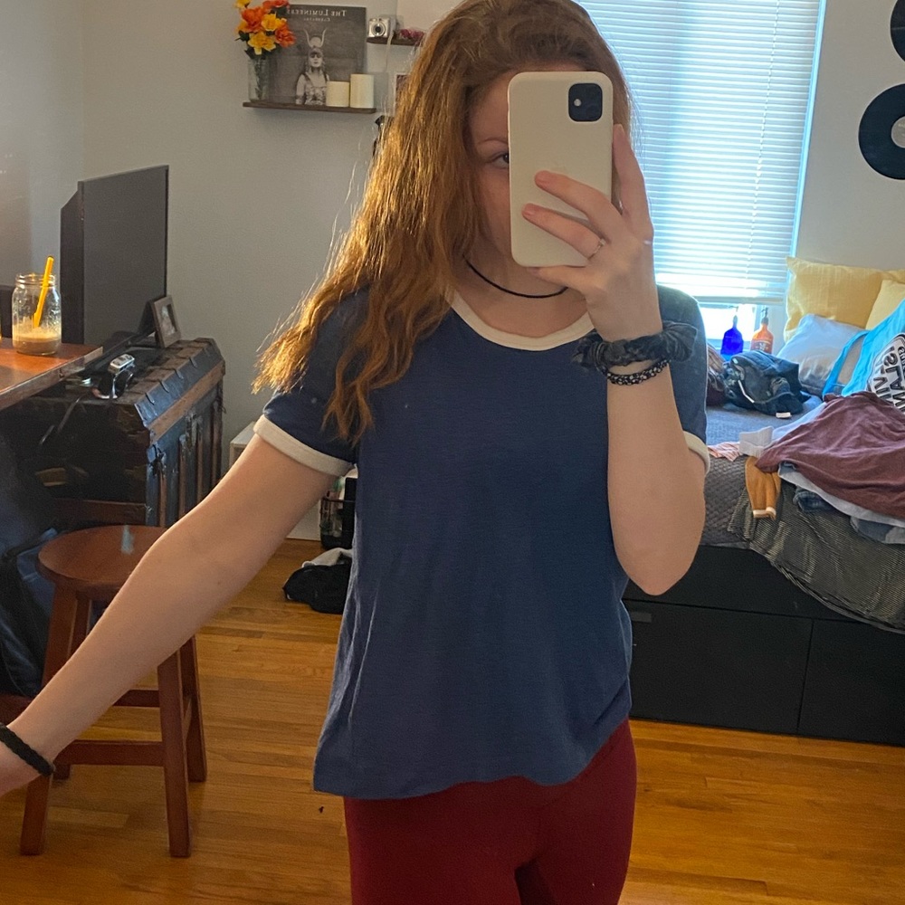Blue tee shirt